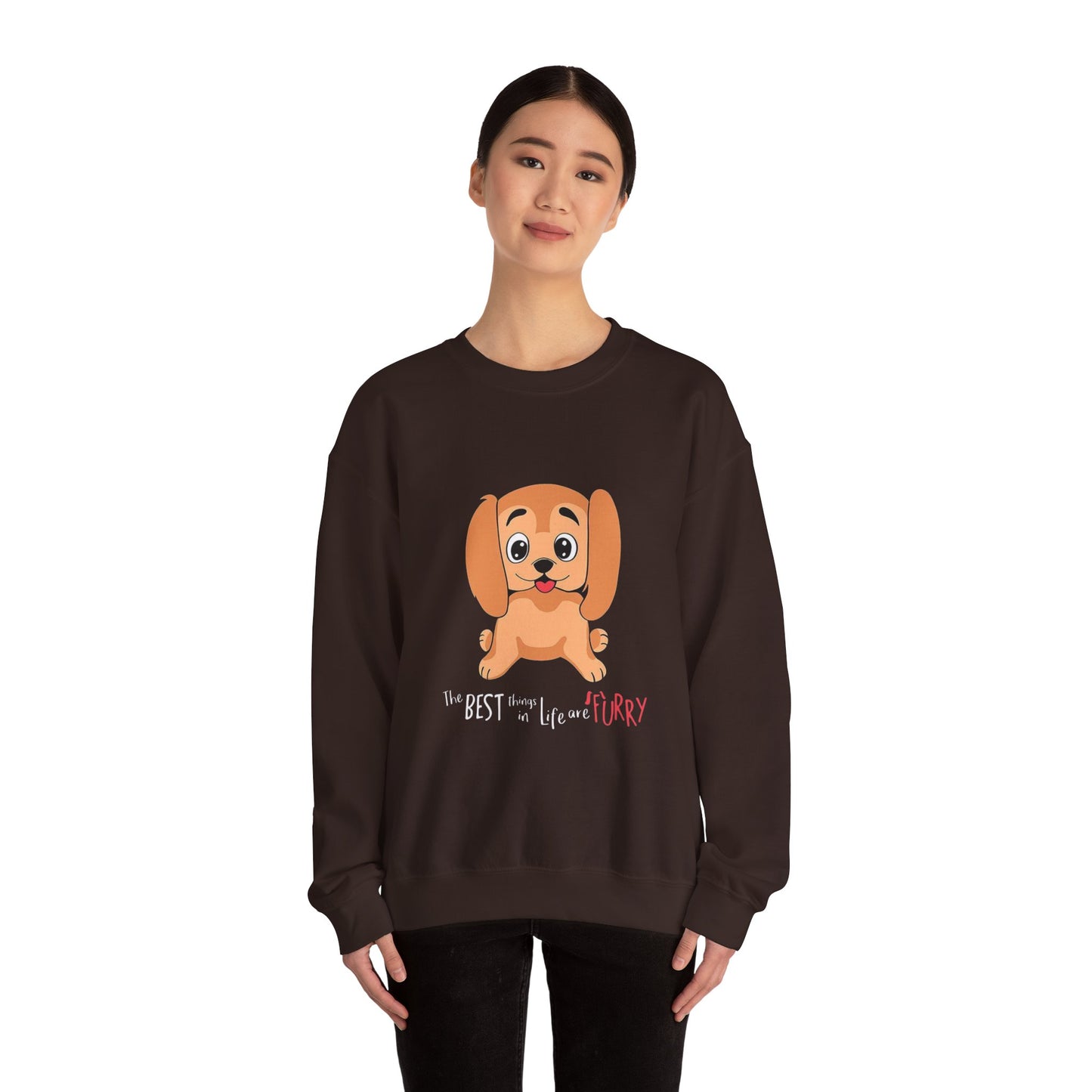 The best things in life are FURRY - Sweatshirt
