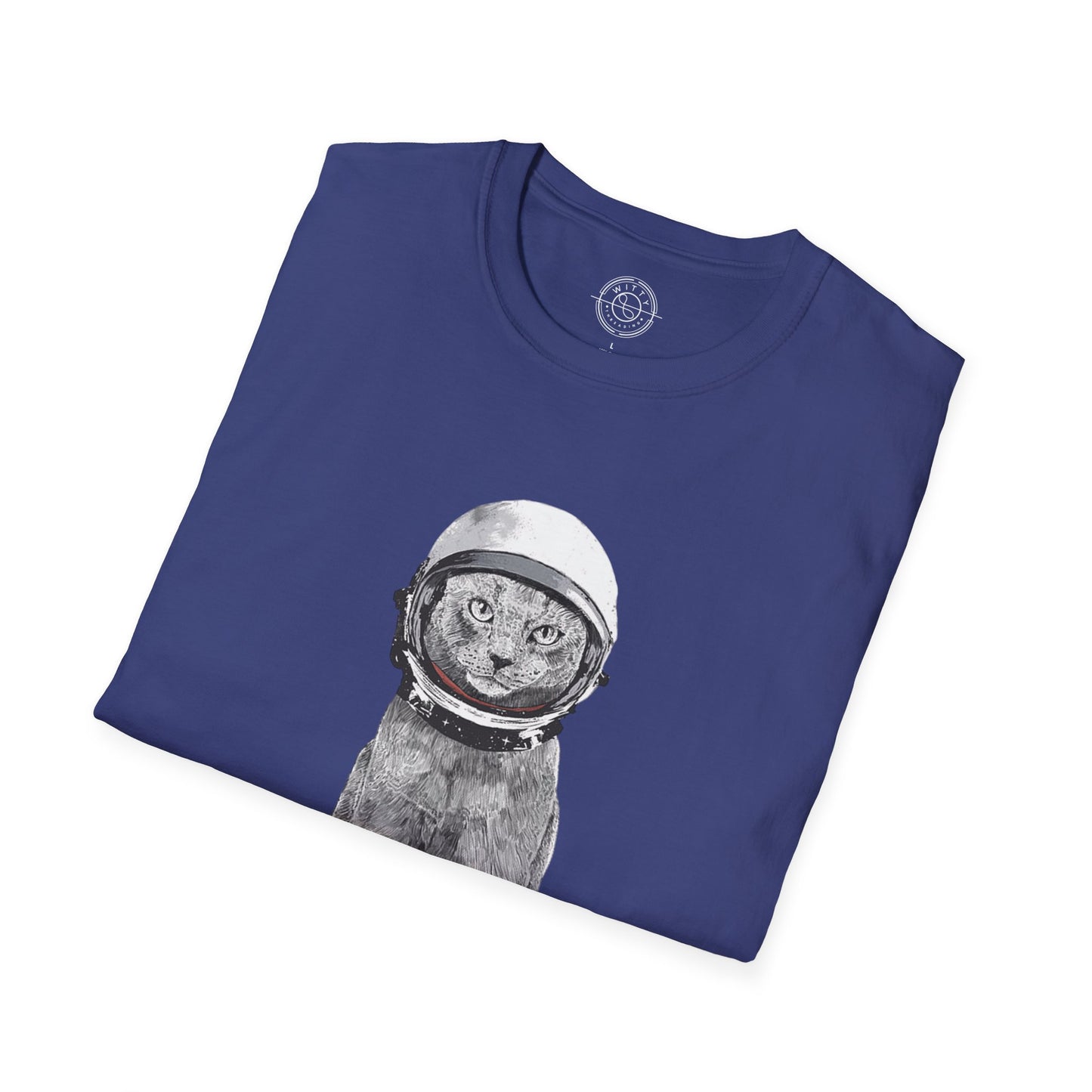 Cat with a Helmet - T-Shirt