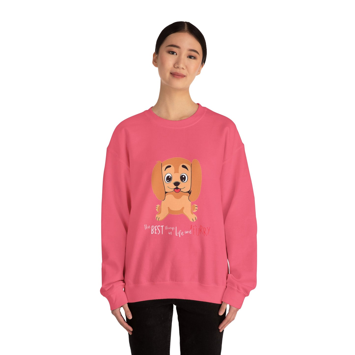 The best things in life are FURRY - Sweatshirt