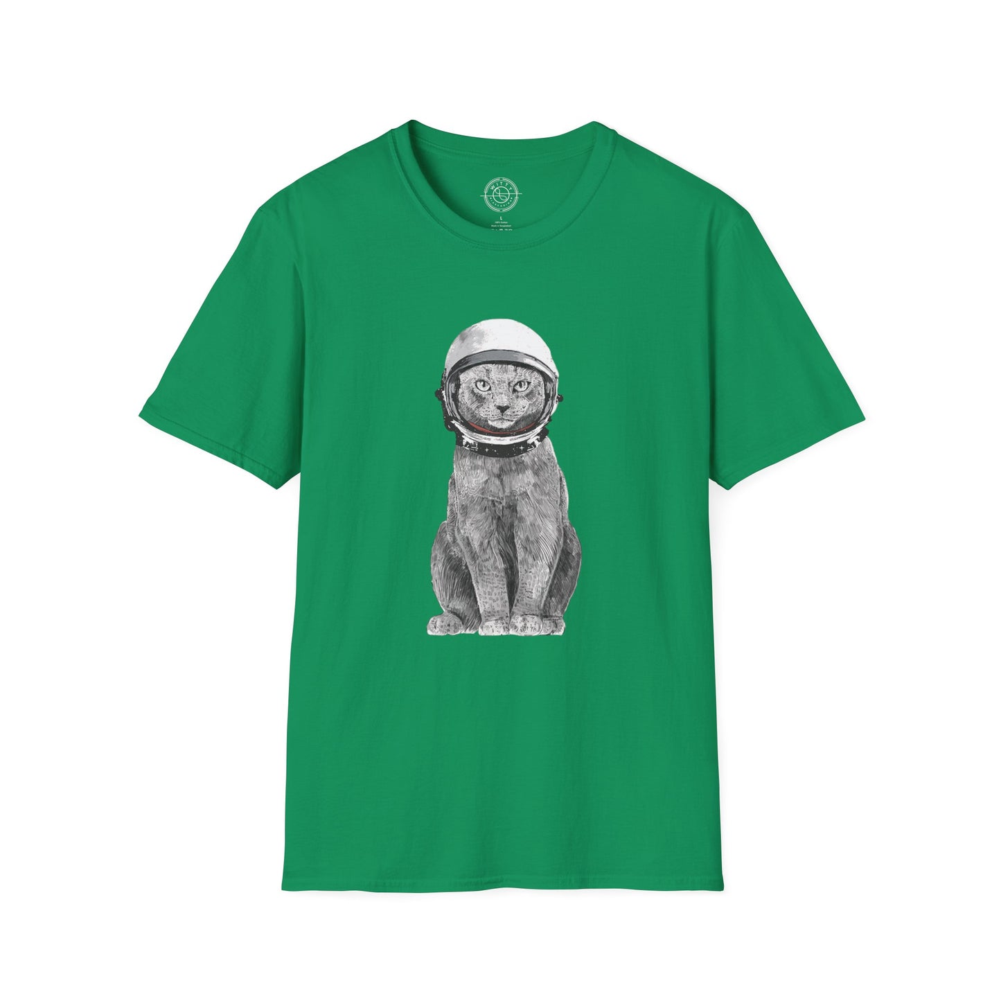 Cat with a Helmet - T-Shirt