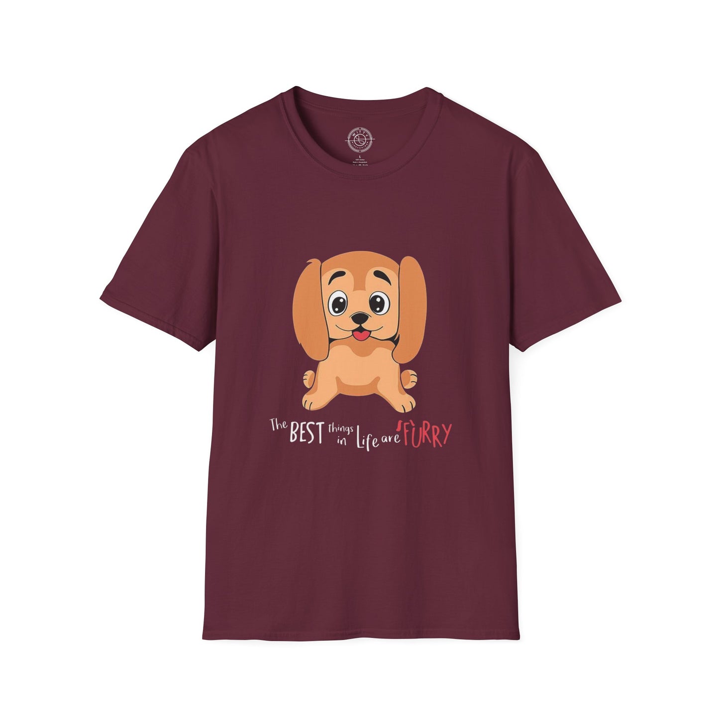 The best things in life are FURRY - T-Shirt
