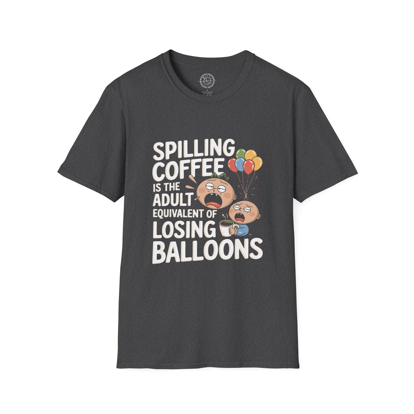 Spilling Coffee- T-Shirt