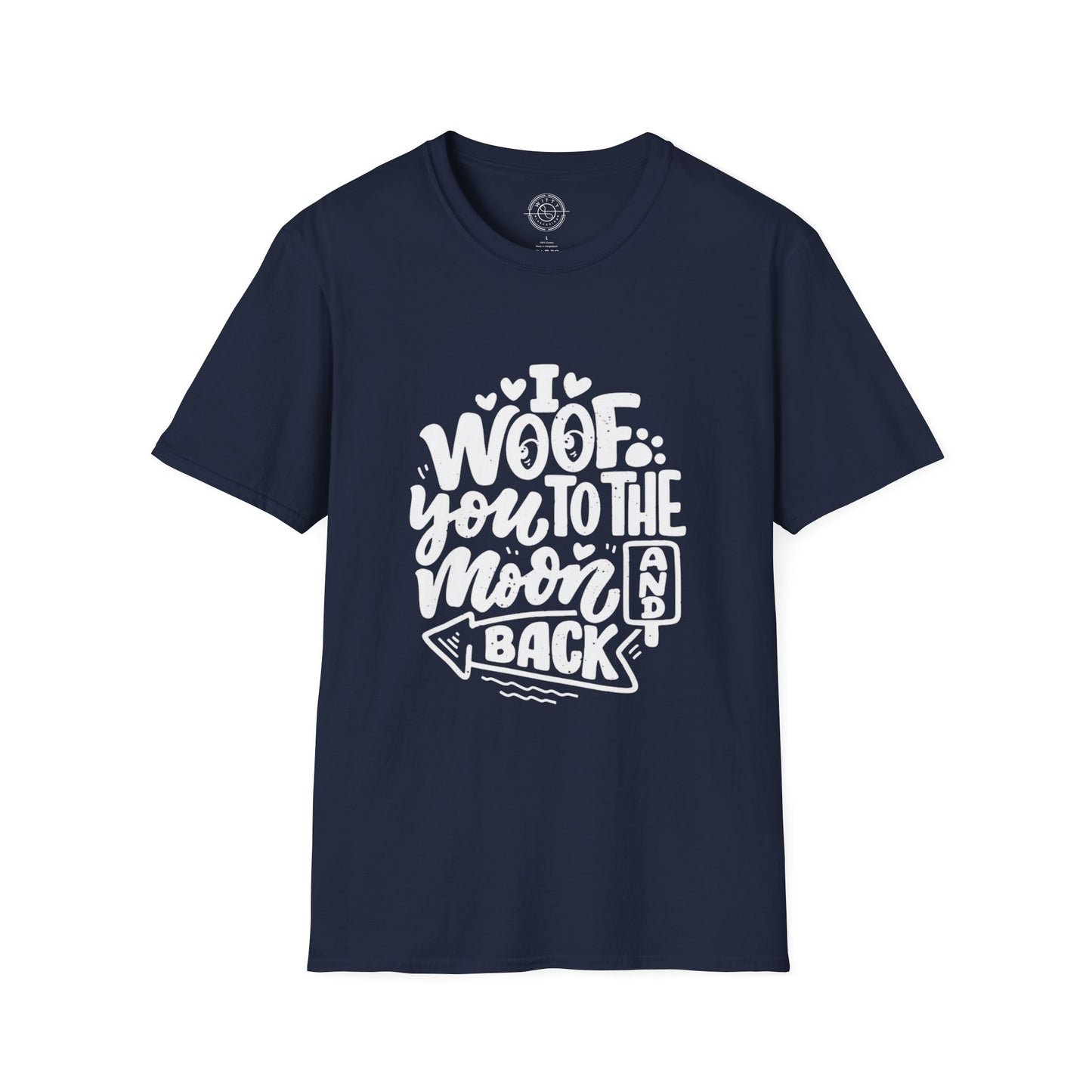 I Woof you to the moon and back - T-Shirt