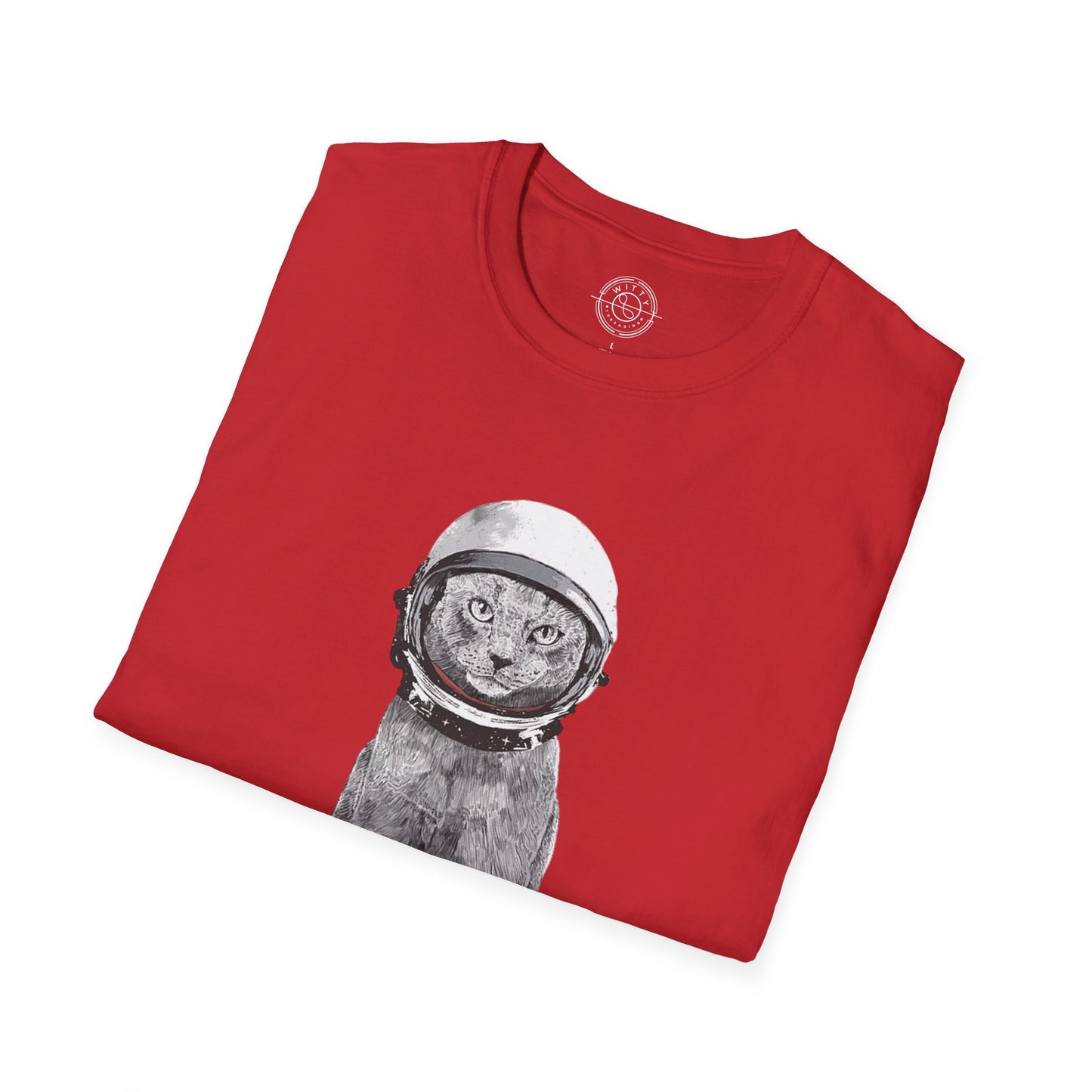 Cat with a Helmet - T-Shirt