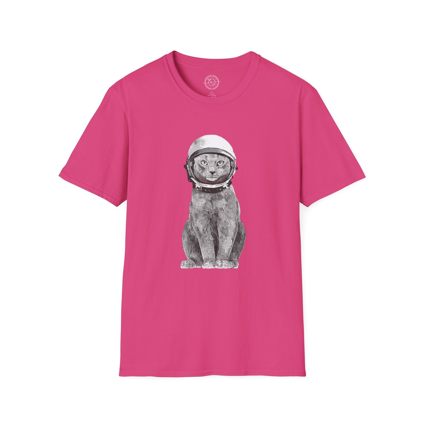 Cat with a Helmet - T-Shirt