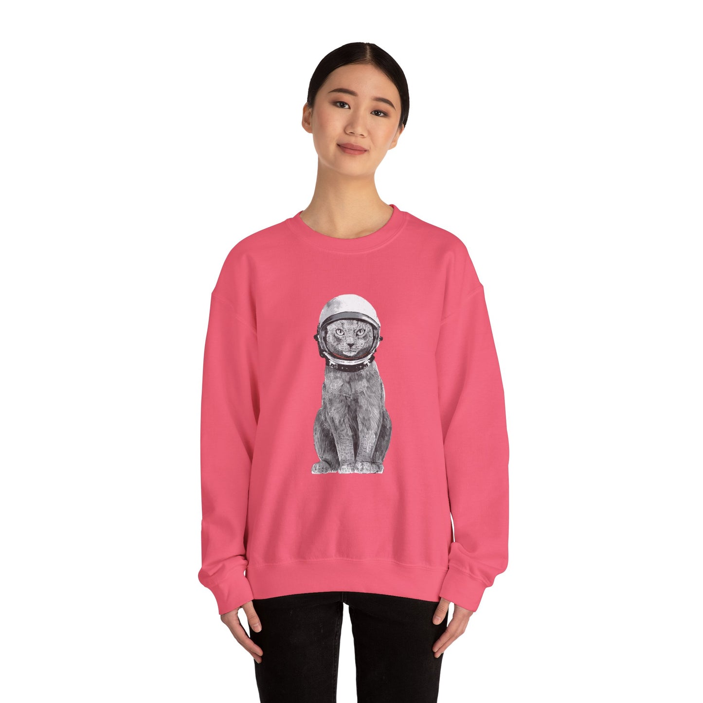 Cat with a Helmet - Sweatshirt
