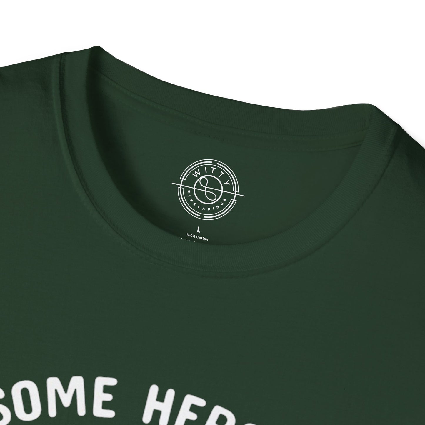 Some heroes walk on 4 legs - T-Shirt