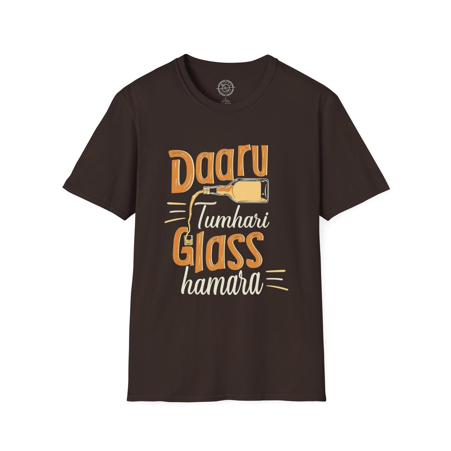 Daru Tumhari Glass Humara - T-Shirt