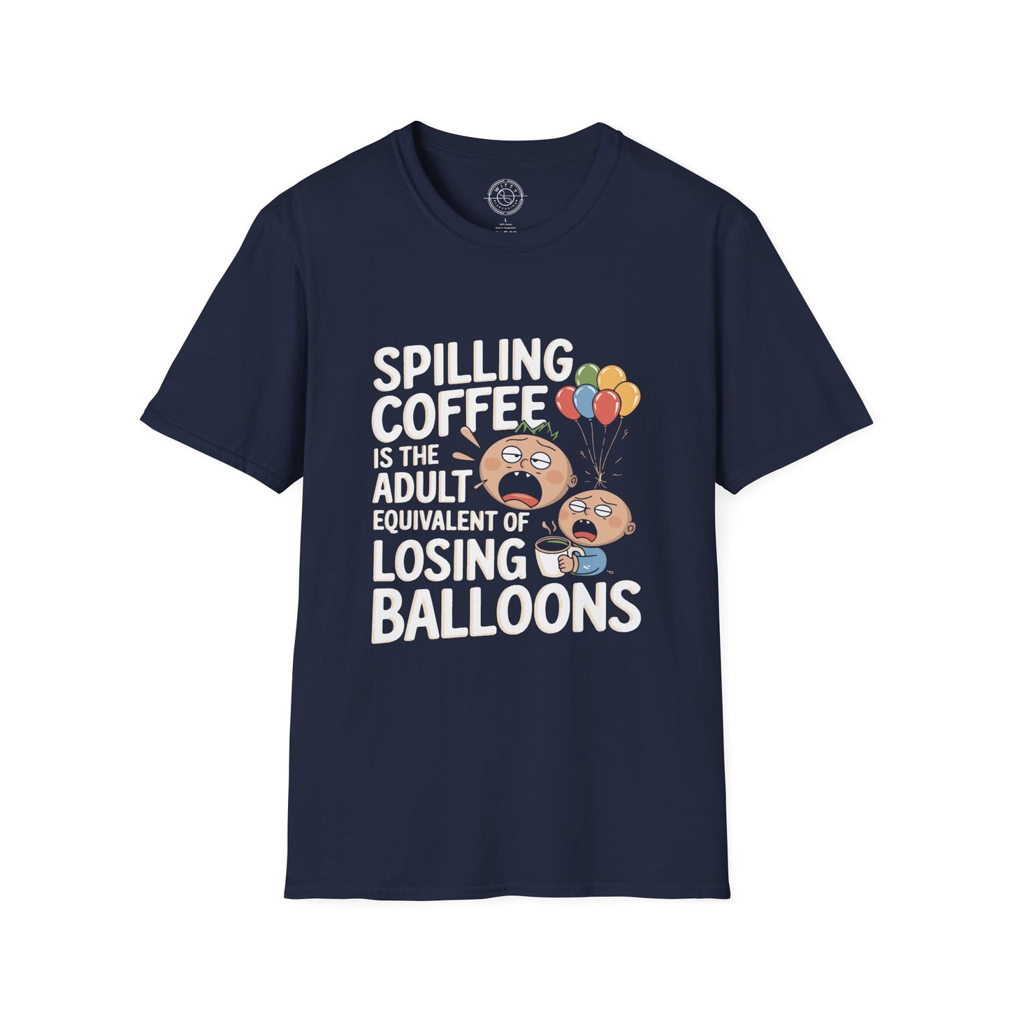 Spilling Coffee- T-Shirt