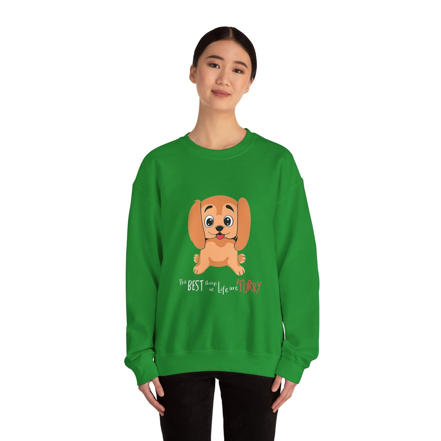 The best things in life are FURRY - Sweatshirt