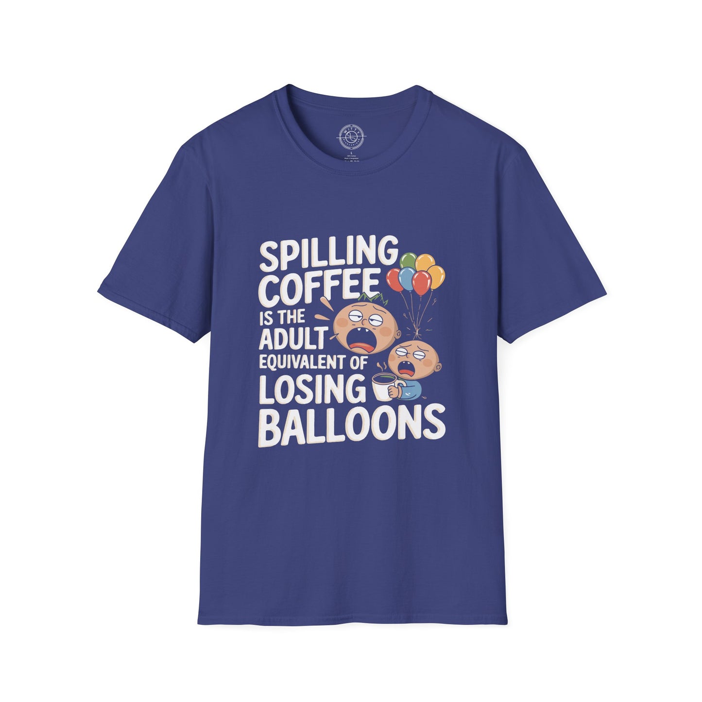 Spilling Coffee- T-Shirt