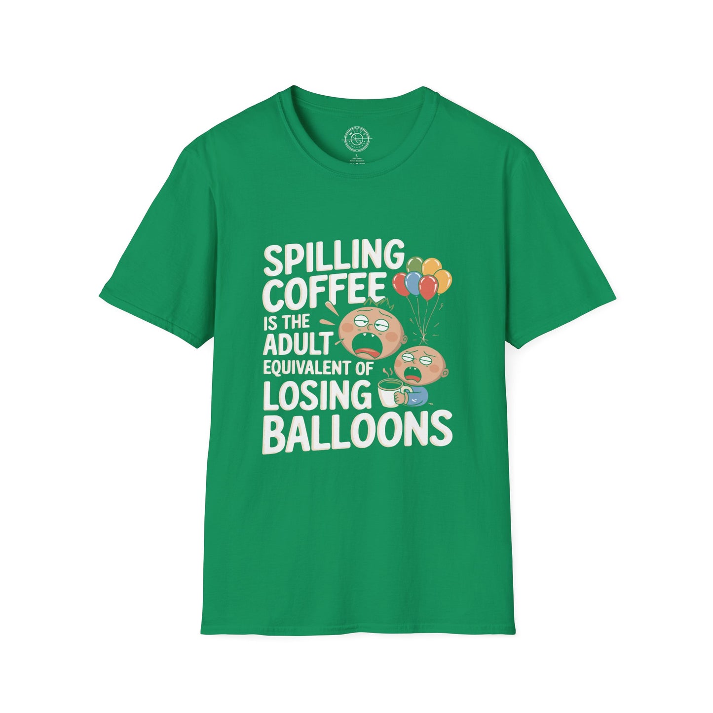Spilling Coffee- T-Shirt