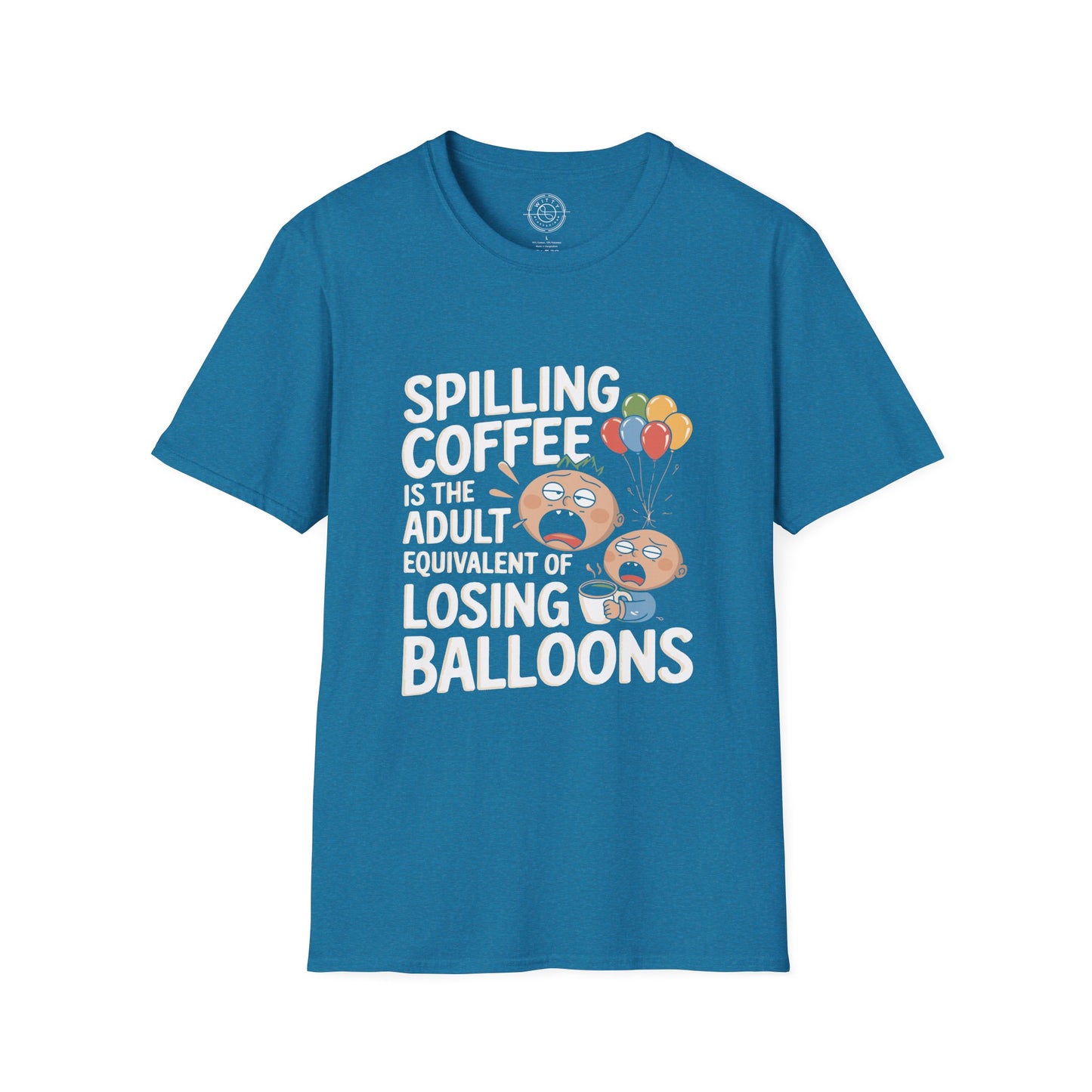 Spilling Coffee- T-Shirt