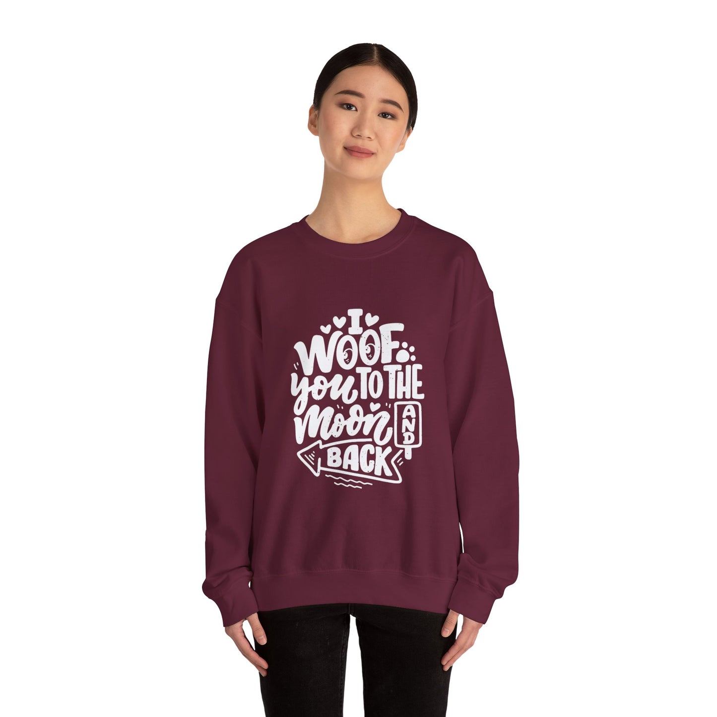 I Woof you to the moon and back - Sweatshirt