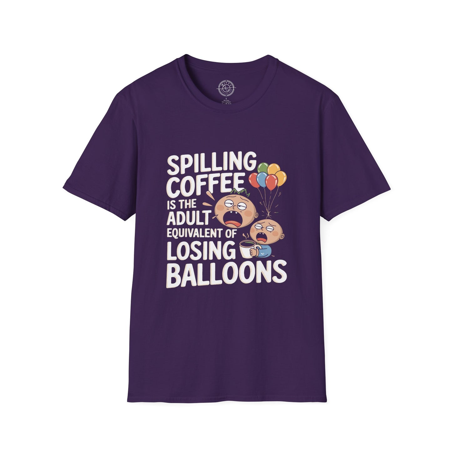 Spilling Coffee- T-Shirt
