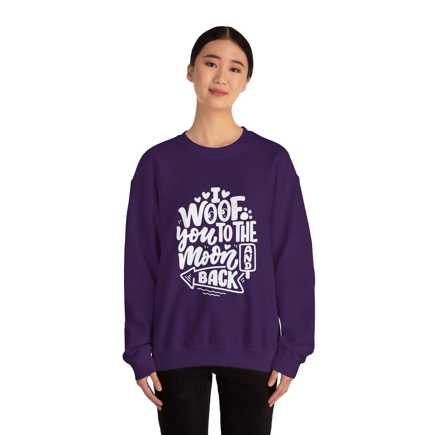 I Woof you to the moon and back - Sweatshirt