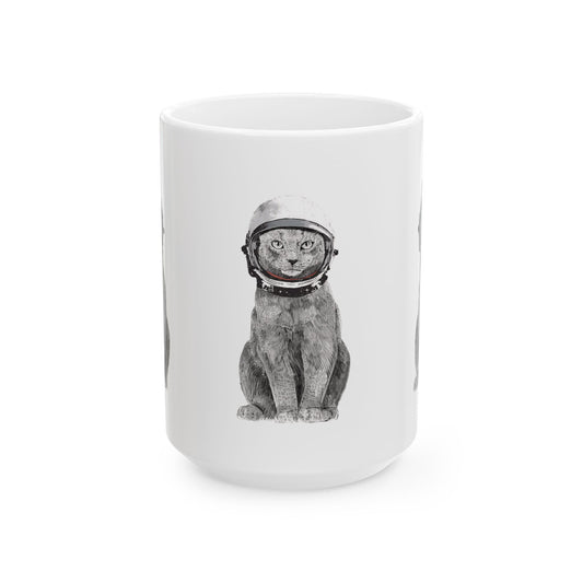 Cat With a Helmet - Mug