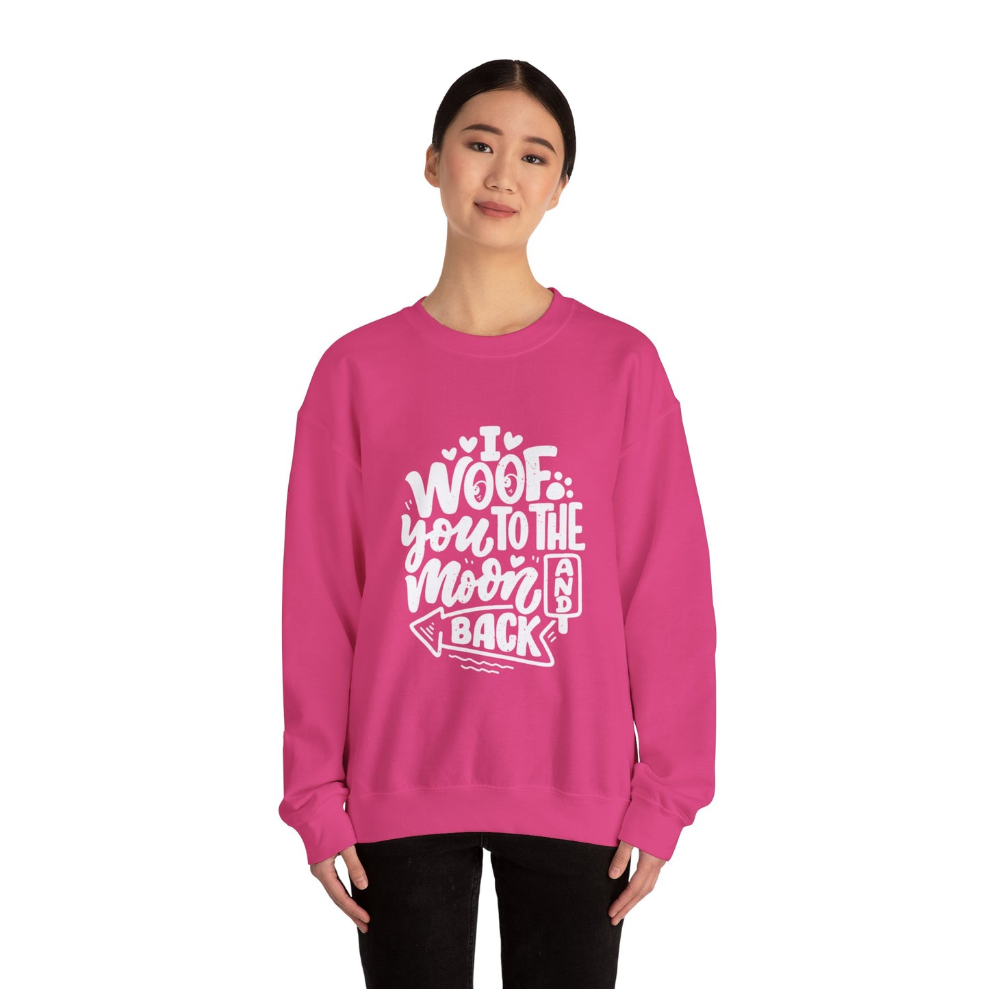 I Woof you to the moon and back - Sweatshirt