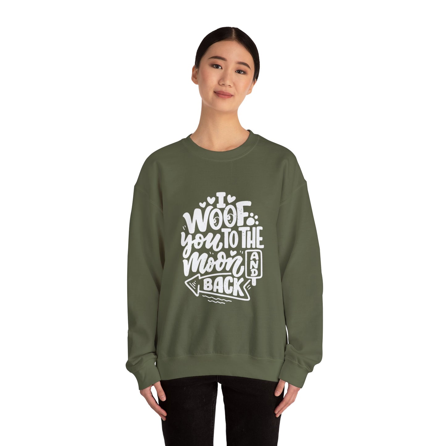 I Woof you to the moon and back - Sweatshirt