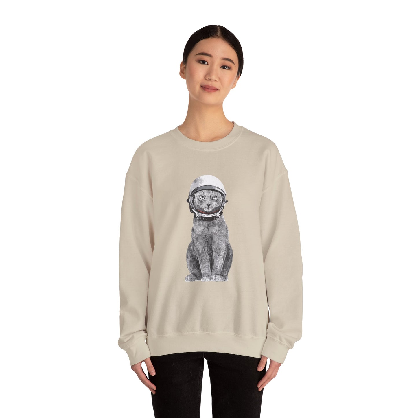 Cat with a Helmet - Sweatshirt