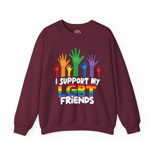 I support LGBT Friends - Sweatshirt