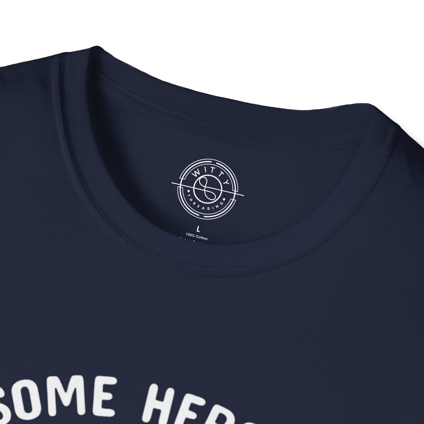 Some heroes walk on 4 legs - T-Shirt