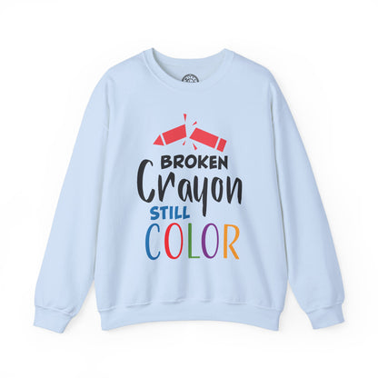 Broken Crayon Still Color - Sweatshirt
