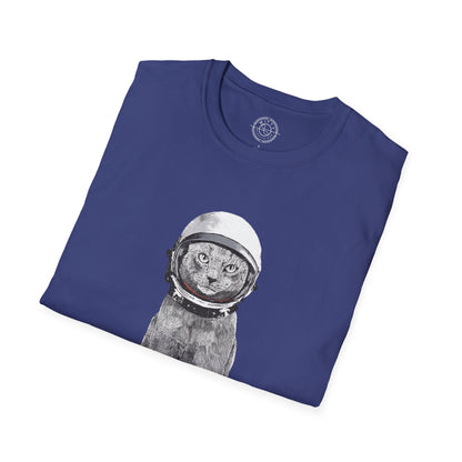 Cat with a Helmet - T-Shirt