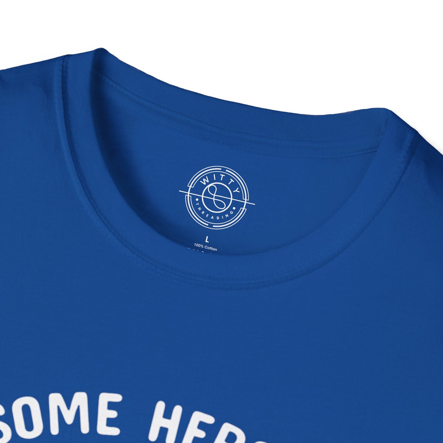 Some heroes walk on 4 legs - T-Shirt