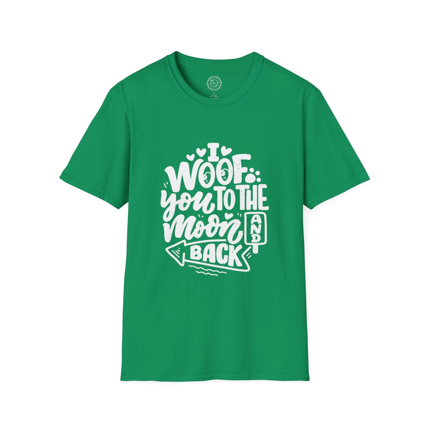 I Woof you to the moon and back - T-Shirt