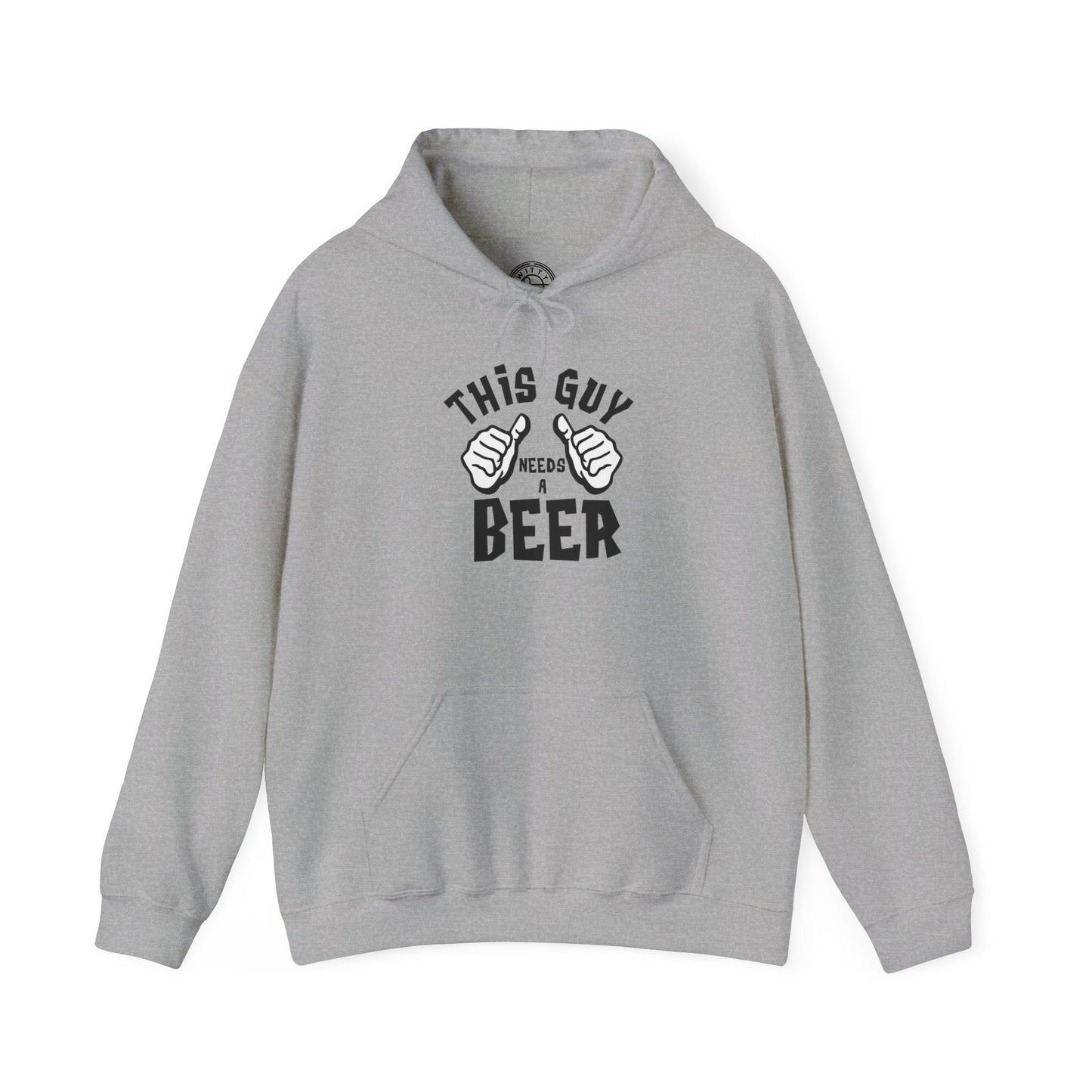 This guy needs a BEER - Hoodie