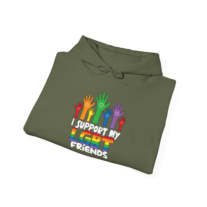 I support LGBT Friends - Hoodie