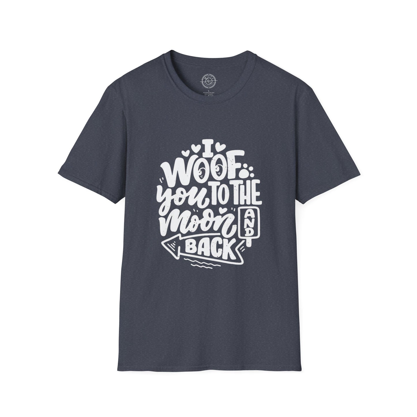 I Woof you to the moon and back - T-Shirt