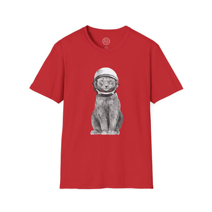 Cat with a Helmet - T-Shirt