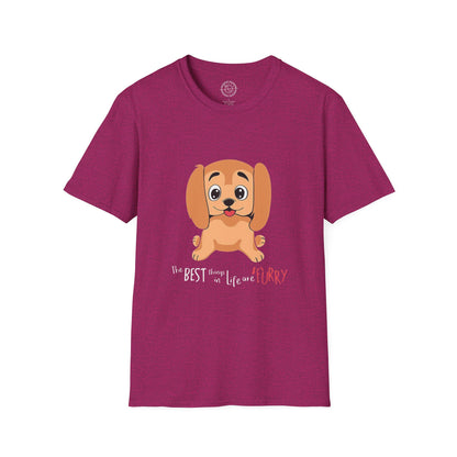 The best things in life are FURRY - T-Shirt