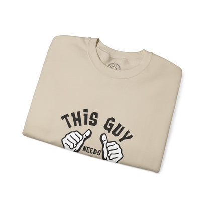 This guy needs a BEER - Sweatshirt