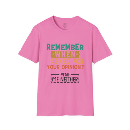 Remember? - T-Shirt