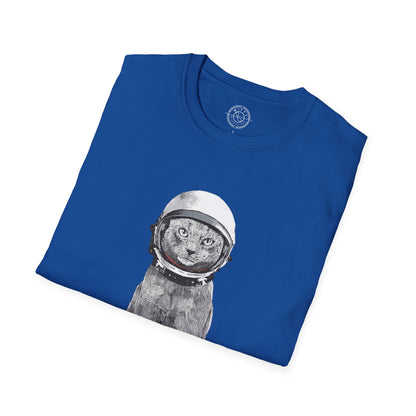 Cat with a Helmet - T-Shirt