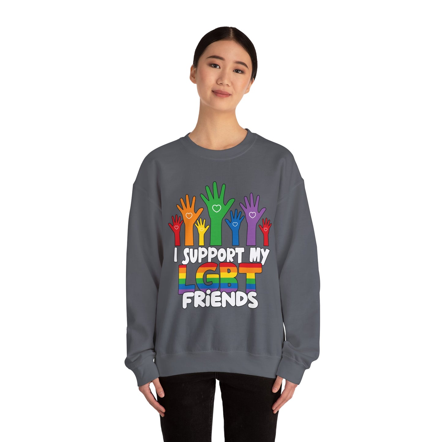 I support LGBT Friends - Sweatshirt