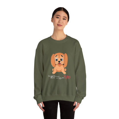 The best things in life are FURRY - Sweatshirt
