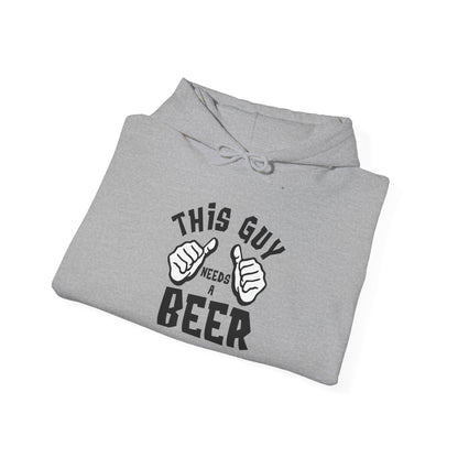 This guy needs a BEER - Hoodie