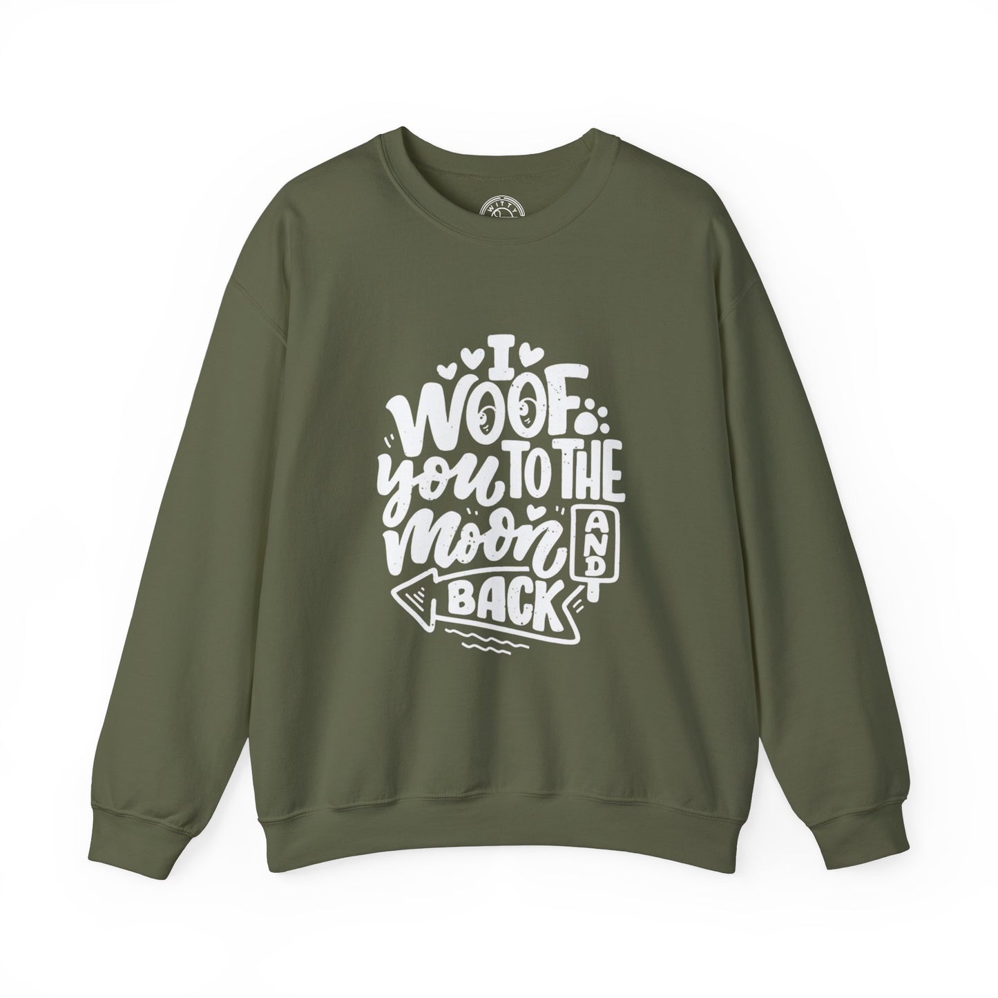 I Woof you to the moon and back - Sweatshirt