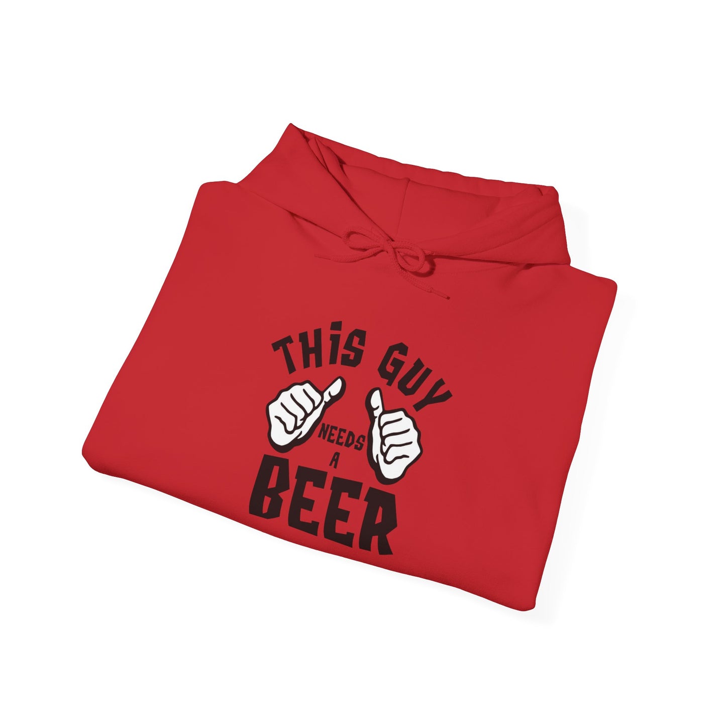 This guy needs a BEER - Hoodie