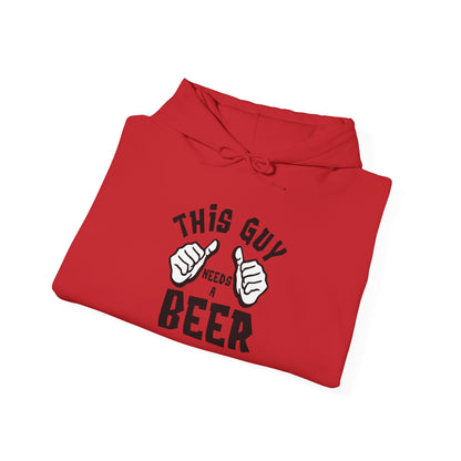 This guy needs a BEER - Hoodie