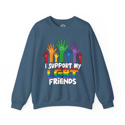 I support LGBT Friends - Sweatshirt