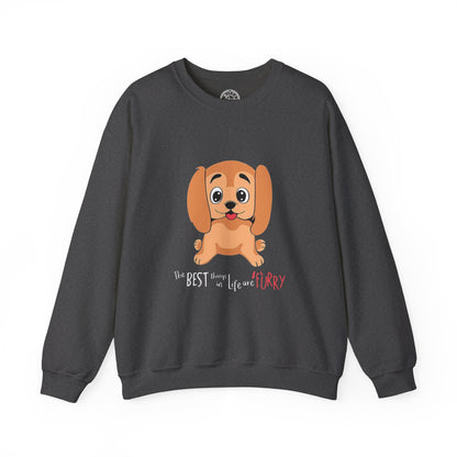 The best things in life are FURRY - Sweatshirt