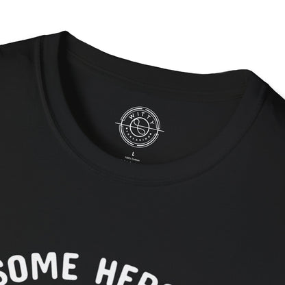 Some heroes walk on 4 legs - T-Shirt