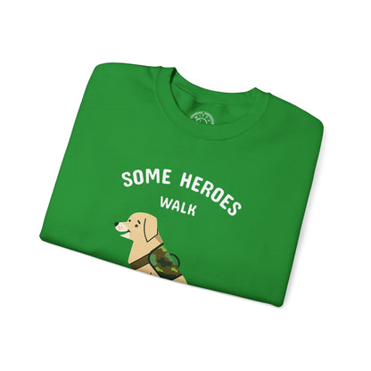 Some heroes walk on 4 legs - Sweatshirt