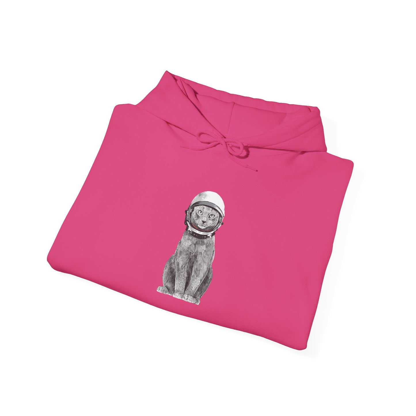 Cat with a Helmet -  Hoodie