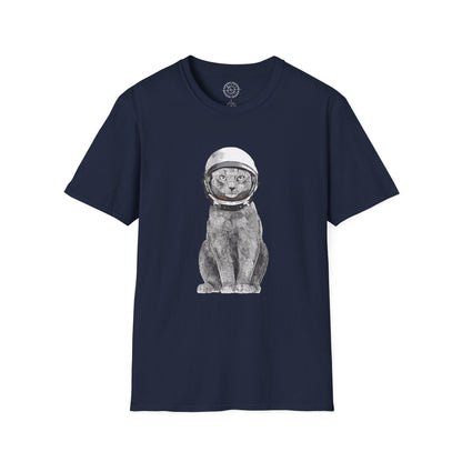 Cat with a Helmet - T-Shirt